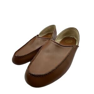 Size 10.5M - Men’s L.B. Evans 1804 Slip-on Slippers 2198 Brown Leather Shoes